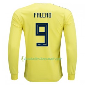 Fußballtrikots Kolumbien Falcao 9 WM 2018 Heimtrikotsatz kaufen Langarm